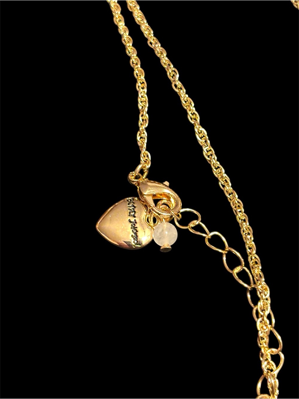 NWT•Betsey Johnson Yellow Enamel Pencil Pendant Long Necklace - Picture 6 of 7